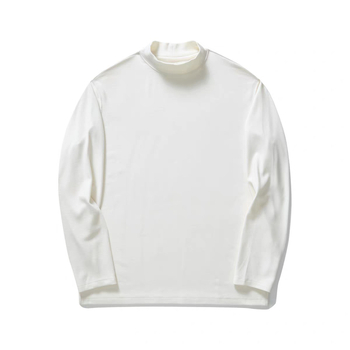 Muški debeli pamučni T‑shirt s dugim rukavima, pliš unutrašnjom, srednji ovratnik, zimski osnovni komad
