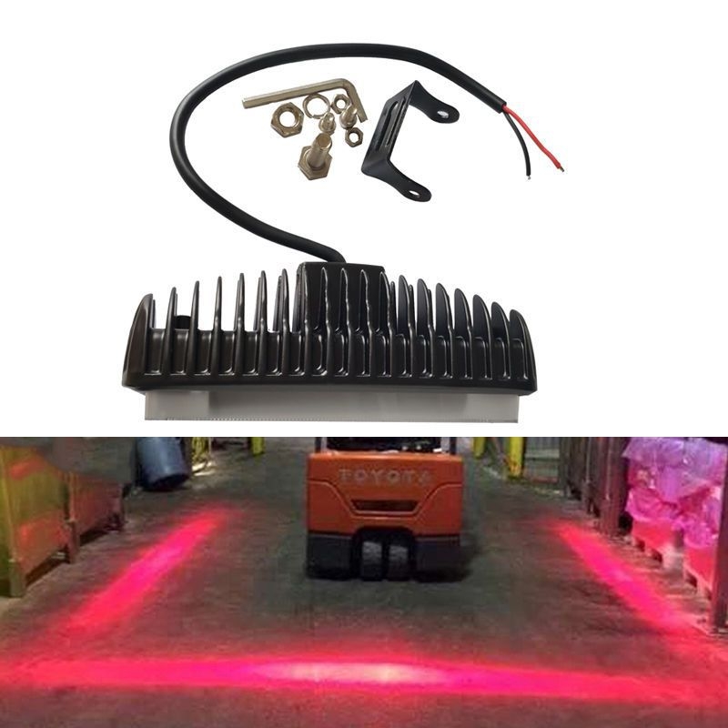 LED traka za viličara - upozoravajuće svjetlo, 20W, 10-80V, kaljeno staklo, vijek trajanja 1000 h