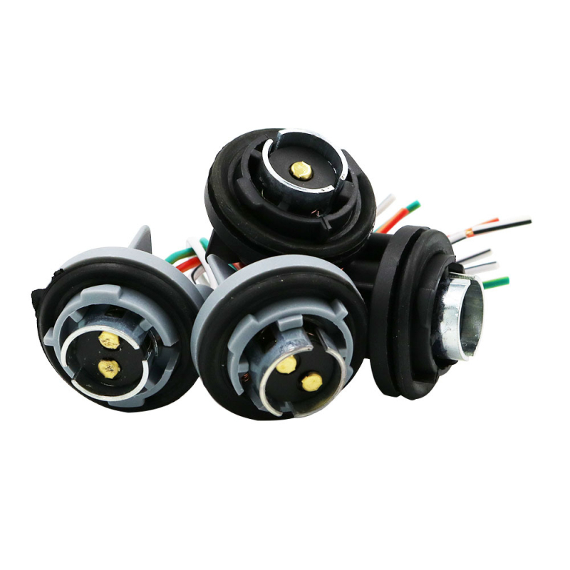 Univerzalni LED auto konektor utičnice 1156/1157 BA15S PY21W, držač svjetla za signalizaciju/frenu (Model S25T; Broj dodatka S25AB; Materijal ABS; Životni vijek 500000)