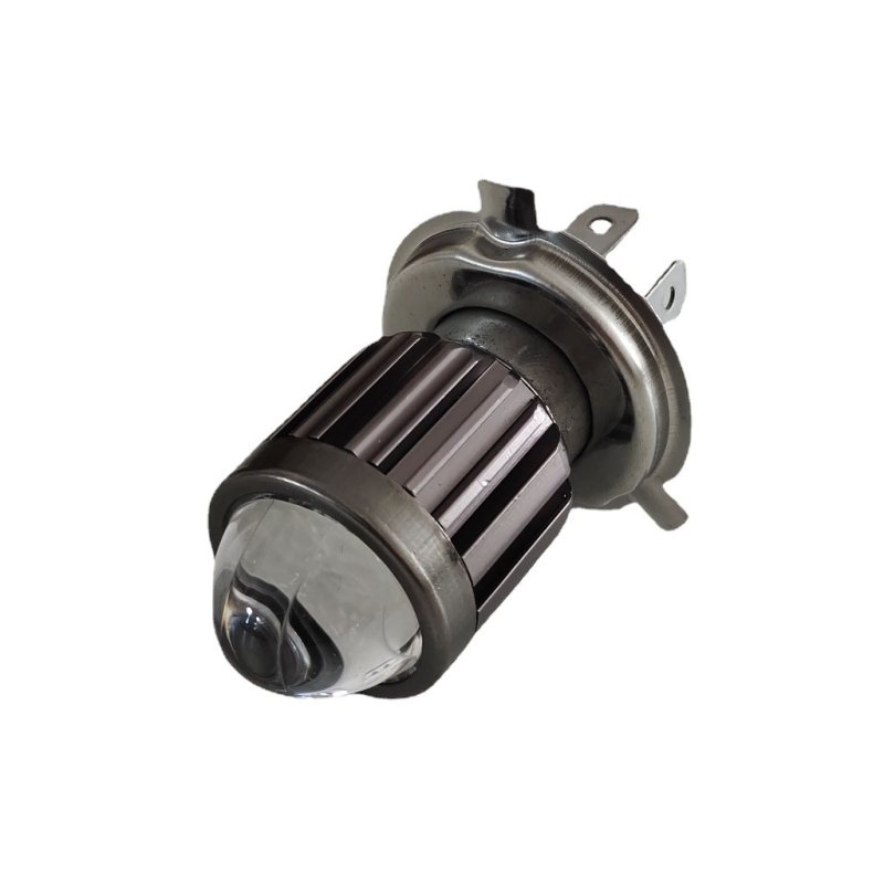 LED svjetlo za motocikl s lećom, model H4/H6, 30W, 1000 lm, 12–80V, IP67 zaštita.
