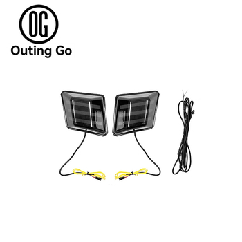 Accesoriu exterior decorativ de iluminare pentru Haval H9 – model cu grilă de iluminare, ABS; iluminare capac motor, semnal de viraj în flux, far de zi