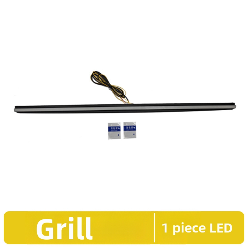 Accesoriu exterior decorativ de iluminare pentru Haval H9 – model cu grilă de iluminare, ABS; iluminare capac motor, semnal de viraj în flux, far de zi