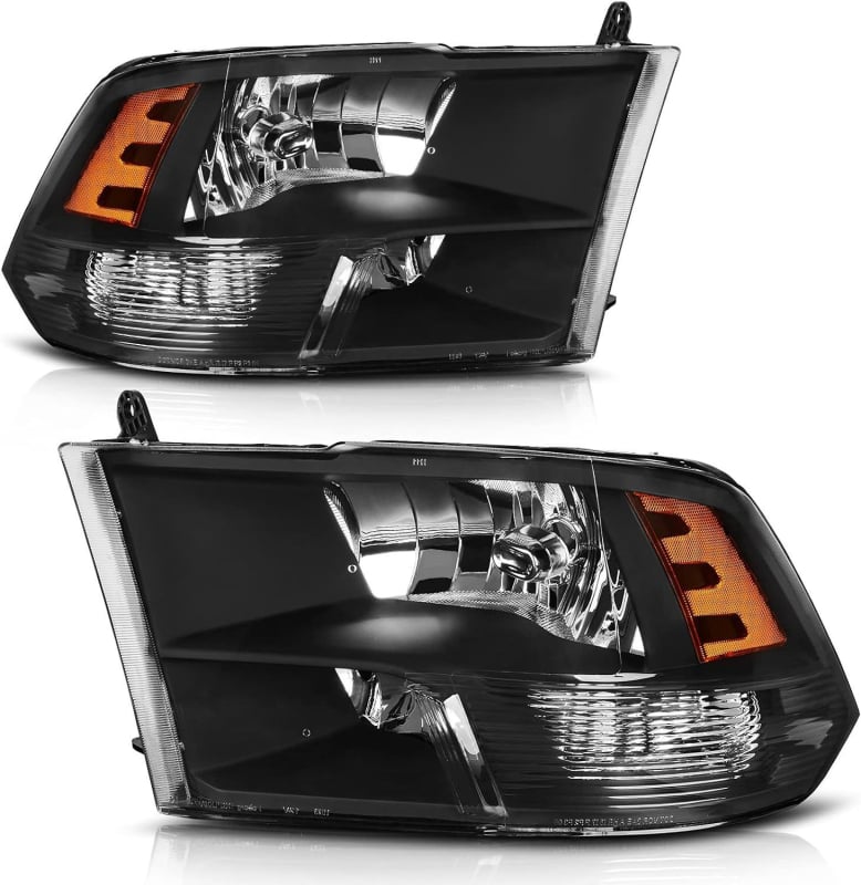 Prednja svjetla Dodge Ram 2009-2018 (Ram 1500/2500/3500), halogena, 12V, 55W, 6000 lm, IP68