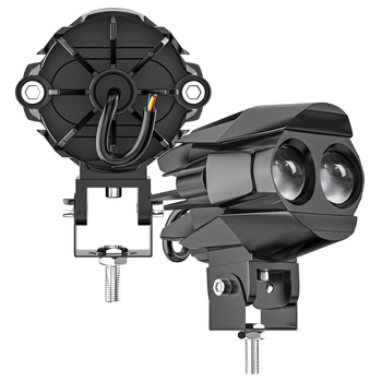 Prednje pomoćno LED svjetlo za motocikl (kućište od aluminijske legure, 26 W, 8-80 V, IP68, 6000 lm)