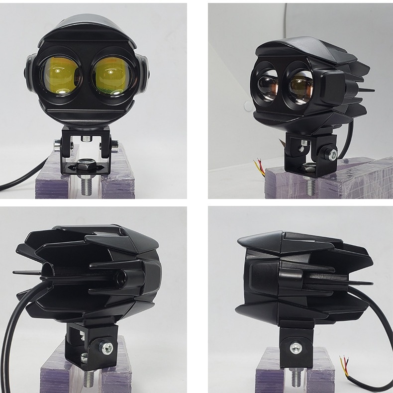 Prednje pomoćno LED svjetlo za motocikl (kućište od aluminijske legure, 26 W, 8-80 V, IP68, 6000 lm)
