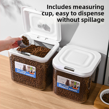 Morino PET δοχείο αποθήκευσης τροφών γάτας και σκύλου – ανθεκτικό στην υγρασία, σφραγισμένο