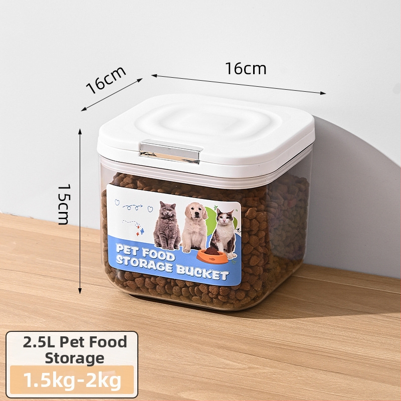 Morino PET δοχείο αποθήκευσης τροφών γάτας και σκύλου – ανθεκτικό στην υγρασία, σφραγισμένο