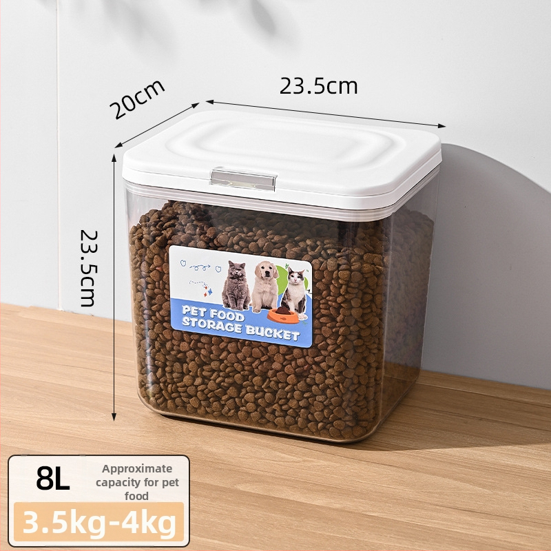 Morino PET δοχείο αποθήκευσης τροφών γάτας και σκύλου – ανθεκτικό στην υγρασία, σφραγισμένο