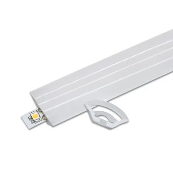 Flexibilný silikónový LED pás s trojuholníkovým fan-tvarom, monochromatický, 24V, Sanan Optoelectronics 2835, 120–480 LED