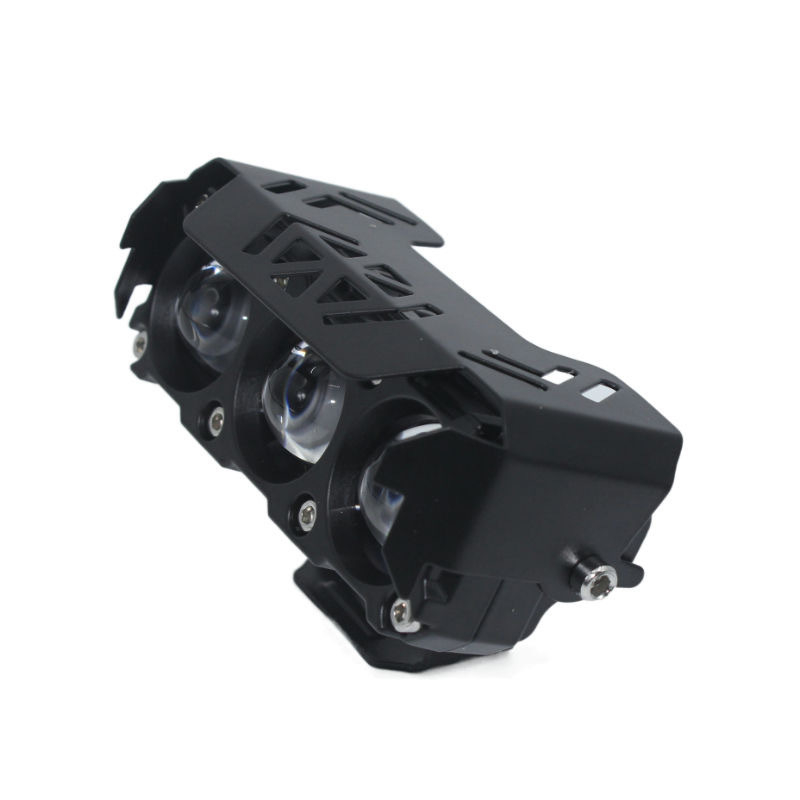 Három-diódás LED motorkerékpár reflektor, IP67, 36W, 8-80V, alumínium ház, LED 3570