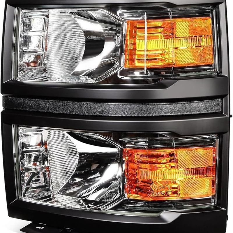 Prednje svjetlo za 2014-2015 Chevrolet Silverado 1500 (halogeno, 55W, 12V, ABS kućište, IP68)
