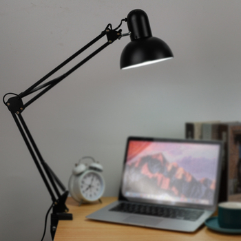 Stolna lampa s dugim ramenom i klipsom za zaštitu očiju – za djecu i učenike, osvjetljenje za učenje, manikura, tetoviranje, vezenje i popravke