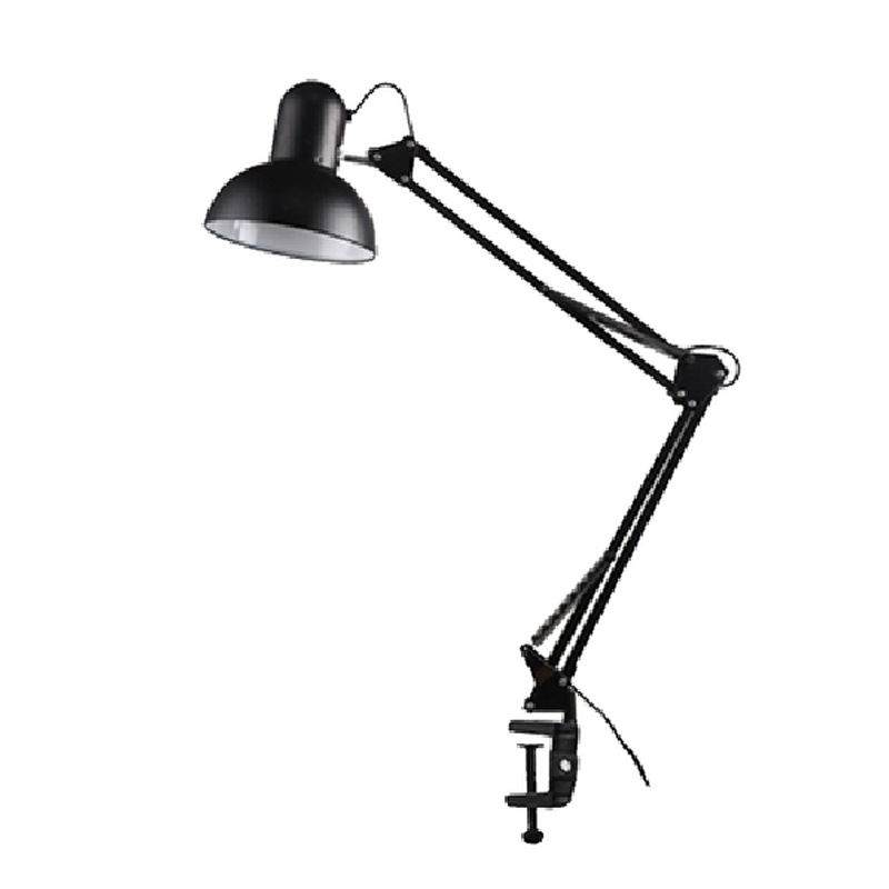 Stolna lampa s dugim ramenom i klipsom za zaštitu očiju – za djecu i učenike, osvjetljenje za učenje, manikura, tetoviranje, vezenje i popravke