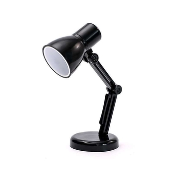 LED mini stolna lampa s ABS sjenilom, gumb za uključivanje, napajanje LR41 s tri ćelije, napon ≤36V, studijska lampa s zaštitom očiju