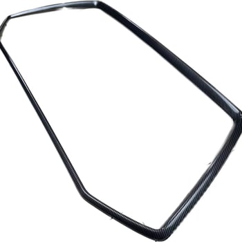Audi A3 2021-2024 vanjski okvir mrežaste gril, ABS plast, ugradnja na blatnik, težina 3,7 kg
