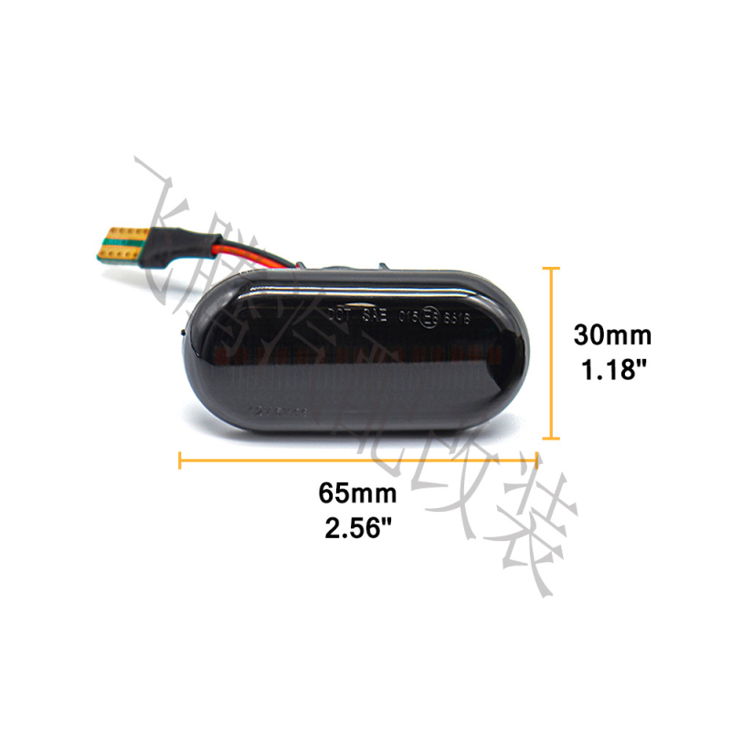 Bočni LED pokazivač smjera - 12V, 5W, 50.000h, model SL1-00-RE, kompatibilan s Opel Movano, Renault Megane I Classic, Nissan Primastar Bus, Opel Movano Kipper