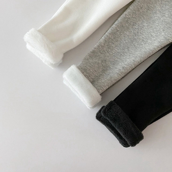 Bbamma Unisex dječje legice – fleece unutarnje odore, pletene pamuka, jesen-zima