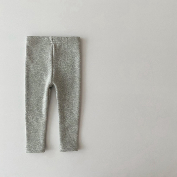 Bbamma Unisex dječje legice – fleece unutarnje odore, pletene pamuka, jesen-zima