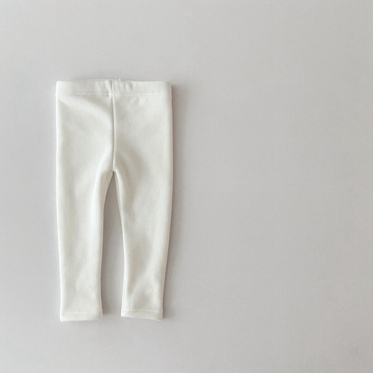 Bbamma Unisex dječje legice – fleece unutarnje odore, pletene pamuka, jesen-zima