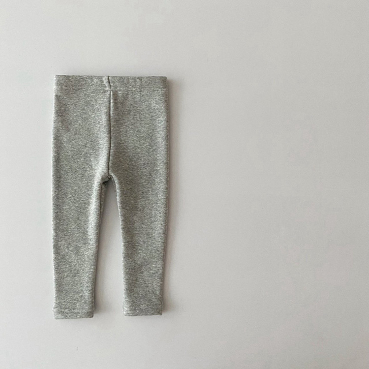 Bbamma Unisex dječje legice – fleece unutarnje odore, pletene pamuka, jesen-zima