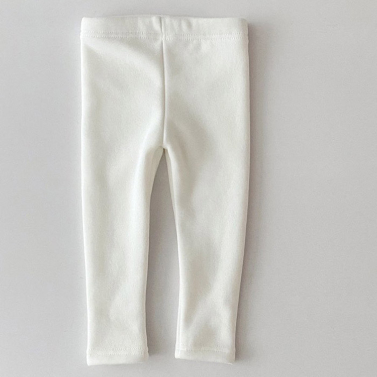 Bbamma Unisex dječje legice – fleece unutarnje odore, pletene pamuka, jesen-zima