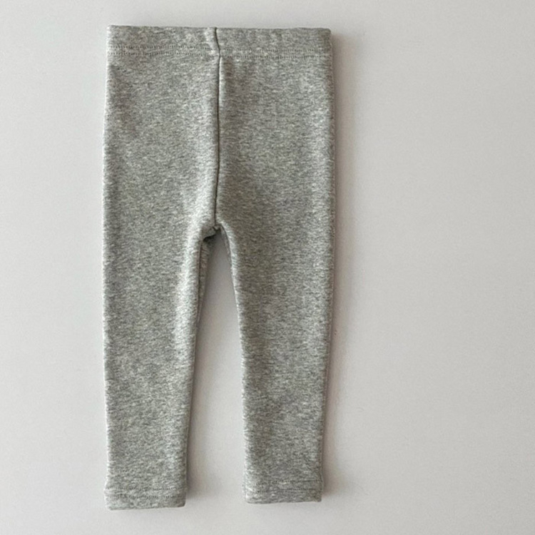 Bbamma Unisex dječje legice – fleece unutarnje odore, pletene pamuka, jesen-zima