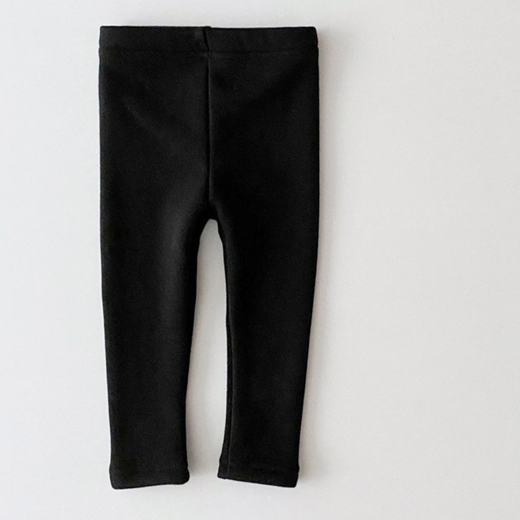 Bbamma Unisex dječje legice – fleece unutarnje odore, pletene pamuka, jesen-zima