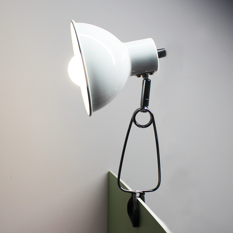 Klip lampa za noćni ormarić, metalna stolna svjetiljka, USB napajanje, 220–240V, glasovno upravljanje
