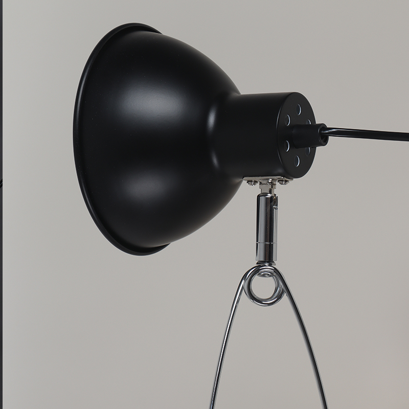 Klip lampa za noćni ormarić, metalna stolna svjetiljka, USB napajanje, 220–240V, glasovno upravljanje
