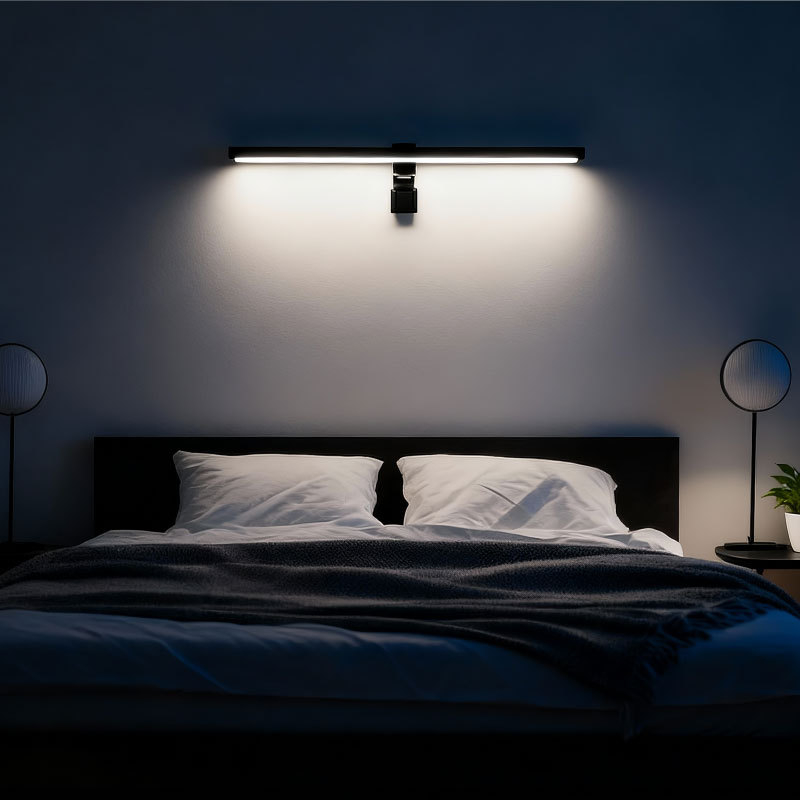 LED zidna lampa za učenje – zaštita očiju, USB napajanje, 5W, 5V, dodirni prekidač, plastično sjenilo, jednostavan moderni stil