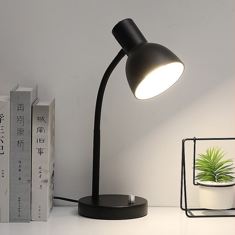 Lampa za zaštitu očiju za učenje, metalna minimalistička stolna svjetiljka za studentsku sobu i čitanje u uredu