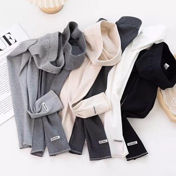 Dječje djevojčice leggings za proljeće, poliester, srednji pojas, gumasti pojas u struku, za uzrast 3–8 godina, ležerni stil