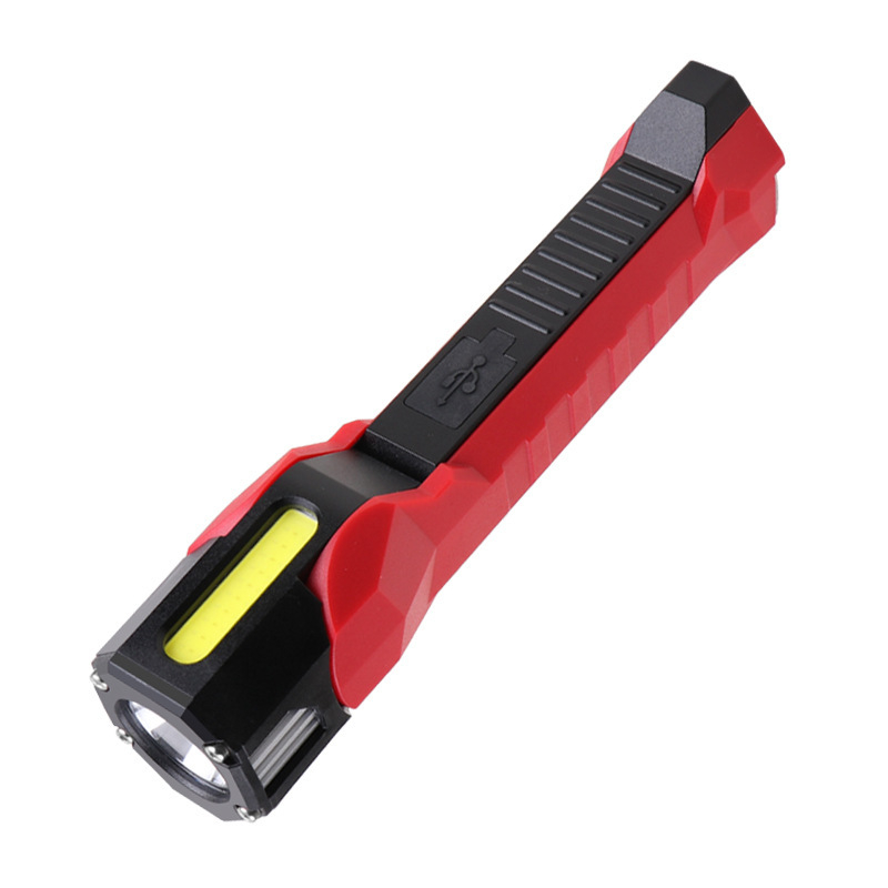 LED munkalámpa összecsukható COB-del, USB töltés, 5W, 1200 mAh, mágneses sátorlámpa kültéri használatra