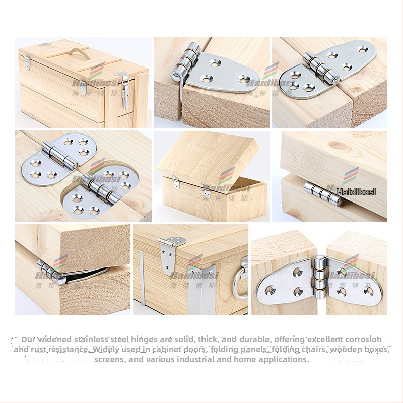 Μεντεσές ειδικού σχήματος από ανοξείδωτο χάλυβα 304, μοντέλο Tf-343, Hedibos, για ντουλάπες, αναδιπλούμενα τραπέζια, πόρτες και παράθυρα.