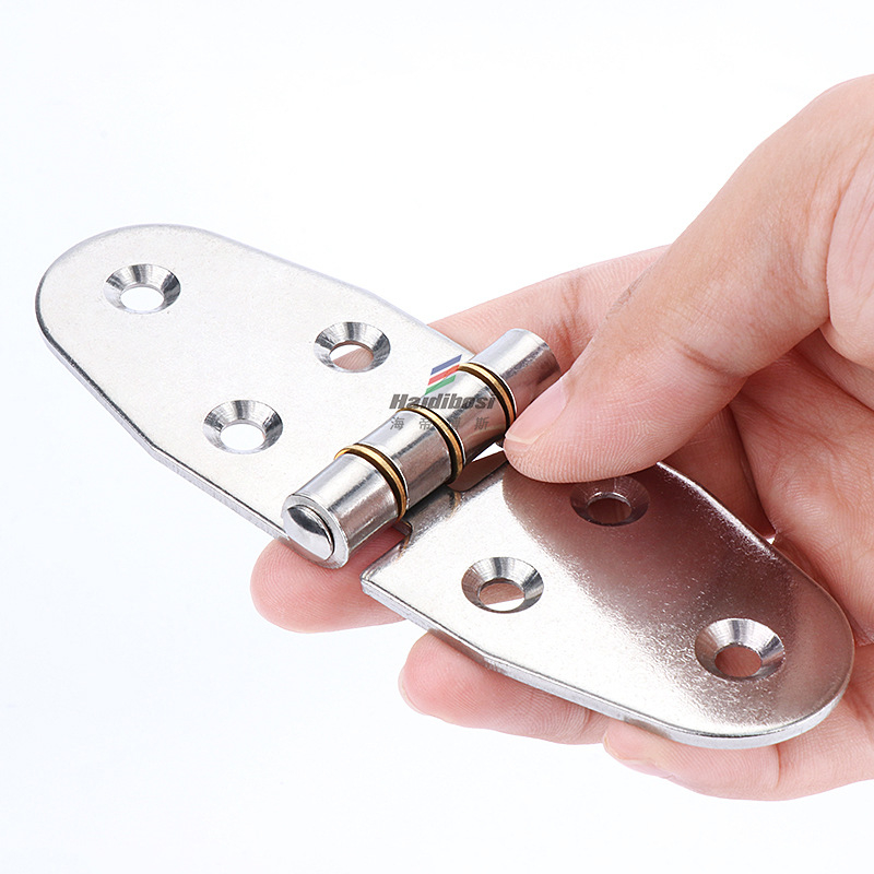 Μεντεσές ειδικού σχήματος από ανοξείδωτο χάλυβα 304, μοντέλο Tf-343, Hedibos, για ντουλάπες, αναδιπλούμενα τραπέζια, πόρτες και παράθυρα.