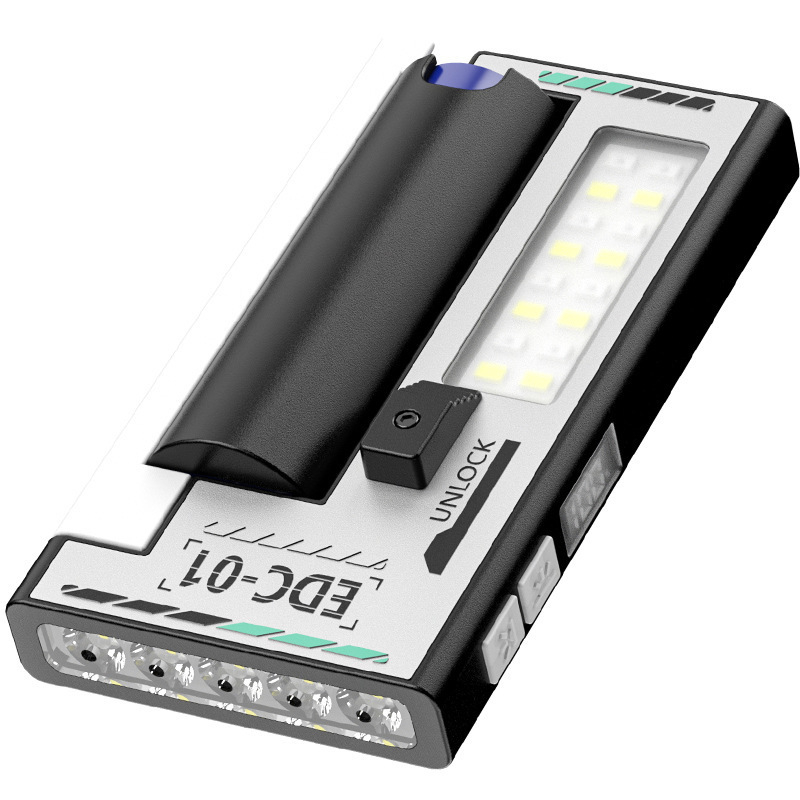 Μαγνητικό LED φωτιστικό εργασίας με οθόνη LCD – USB επαναφορτιζόμενο, 5W, 6800mAh, κατάλληλο για κάμπινγκ και εξωτερικές καταστάσεις έκτακτης ανάγκης