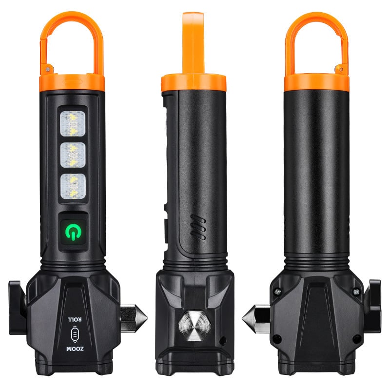 LED svjetiljka s baterijom 1200 mAh, snaga 10W, punjiva, domet do 200 m