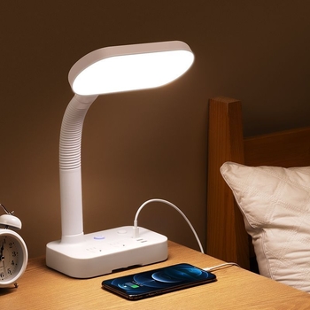 Stolna lampa s USB napajanjem, zaštita očiju, glasovno upravljanje, 220 V, CRI ≥95