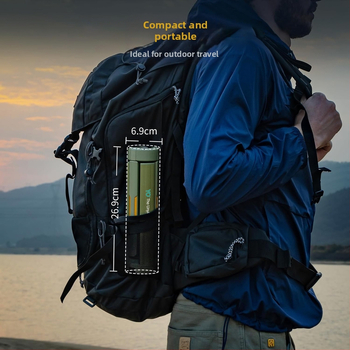 Τριποδάς τηλεσκοπικός φακός κατασκήνωσης με εξαιρετικά μεγάλη διάρκεια μπαταρίας, φορητό αναδιπλούμενο φανάρι σκηνής, λαμπτήρας πυρακτώσεως, επαναφορτιζόμενος, χωρητικότητα μπαταρίας 15600, μοντέλο YTH913929562711