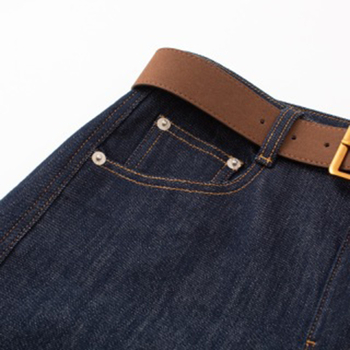 Ženske traperice visokog struka i širokih nogavica, isprani denim od pamuka s elastanom, model AR324121