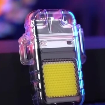 Πολυλειτουργικός φακός με τόξο ανάφλεξης — επαναφορτιζόμενος LED φως κλειδιού, φορητό εργασιακό φως, 2W, μπαταρία πολυμερούς 150 mAh