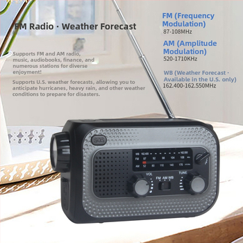 Εξωτερική LED λάμπα έκτακτης ανάγκης με πολυλειτουργικό σχεδιασμό, 3W φωτιστικό, μπαταρία 4000mAh, IP65, εμβέλεια 50–100 m