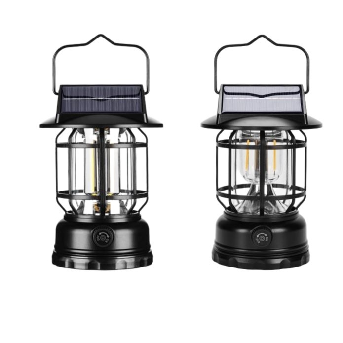 LED φανάρι κάμπινγκ – επαναφορτιζόμενο, με κουμπί και τηλεχειριστήριο