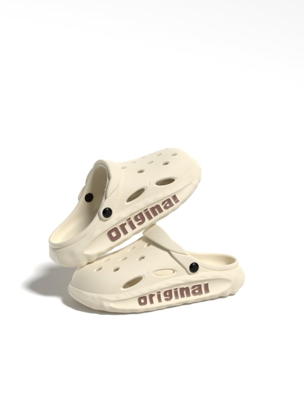 Sandale pentru bărbați – partea superioară și talpa din EVA, vârf închis, respirabile, impermeabile, anti-derapare, stil Leisure Baotou, Primăvara 2025.