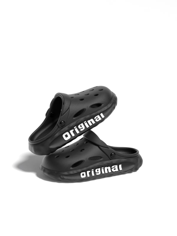 Sandale pentru bărbați – partea superioară și talpa din EVA, vârf închis, respirabile, impermeabile, anti-derapare, stil Leisure Baotou, Primăvara 2025.