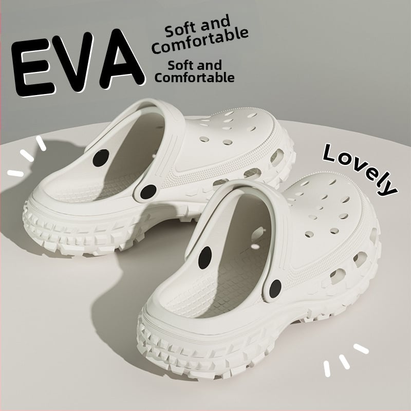 Sandale pentru bărbați – partea superioară și talpa din EVA, vârf închis, respirabile, impermeabile, anti-derapare, stil Leisure Baotou, Primăvara 2025.