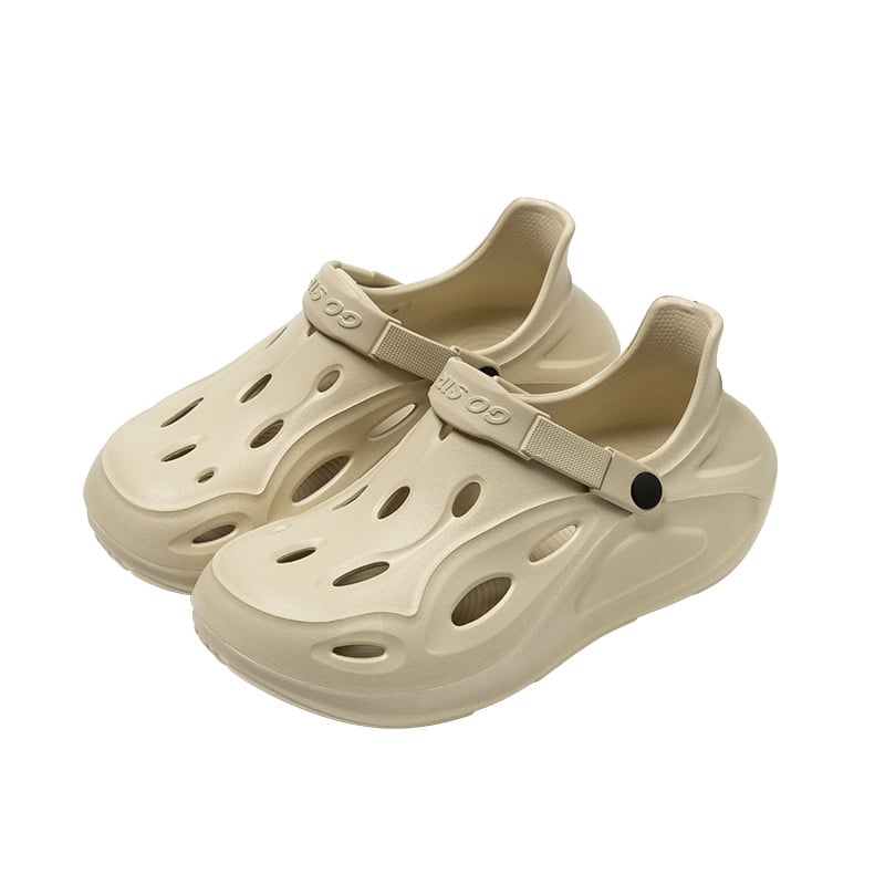 Sandale pentru bărbați – partea superioară și talpa din EVA, vârf închis, respirabile, impermeabile, anti-derapare, stil Leisure Baotou, Primăvara 2025.