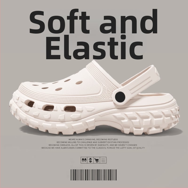 Sandale pentru bărbați – partea superioară și talpa din EVA, vârf închis, respirabile, impermeabile, anti-derapare, stil Leisure Baotou, Primăvara 2025.