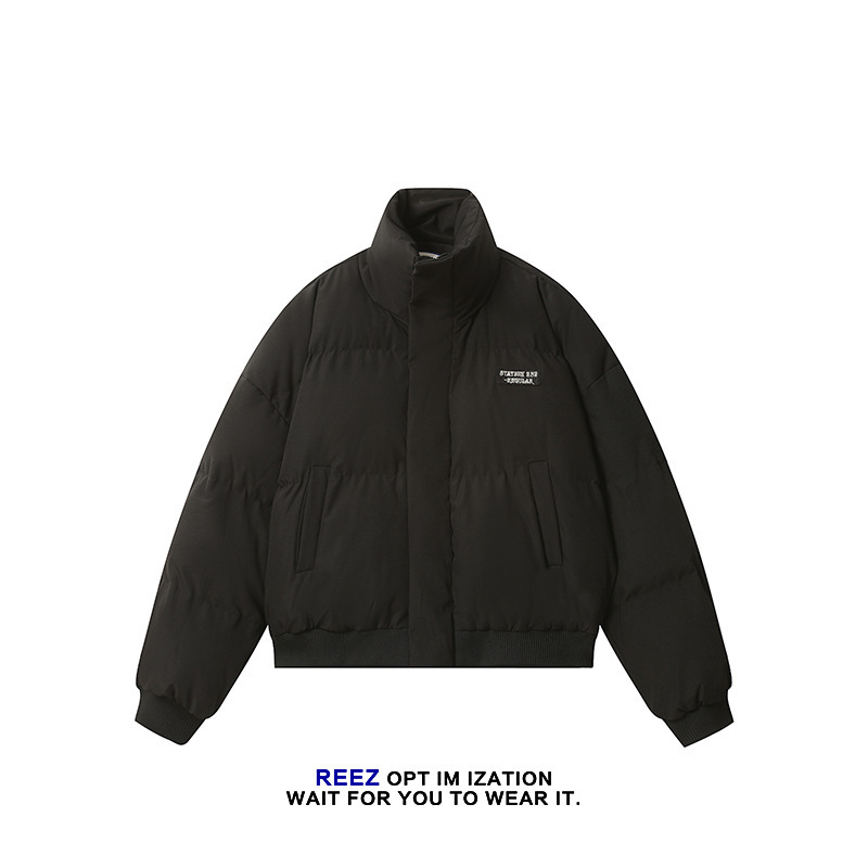 Мъжко памучно яке с рисунка тай-дай distressed, свободна кройка, цип, дебело топло