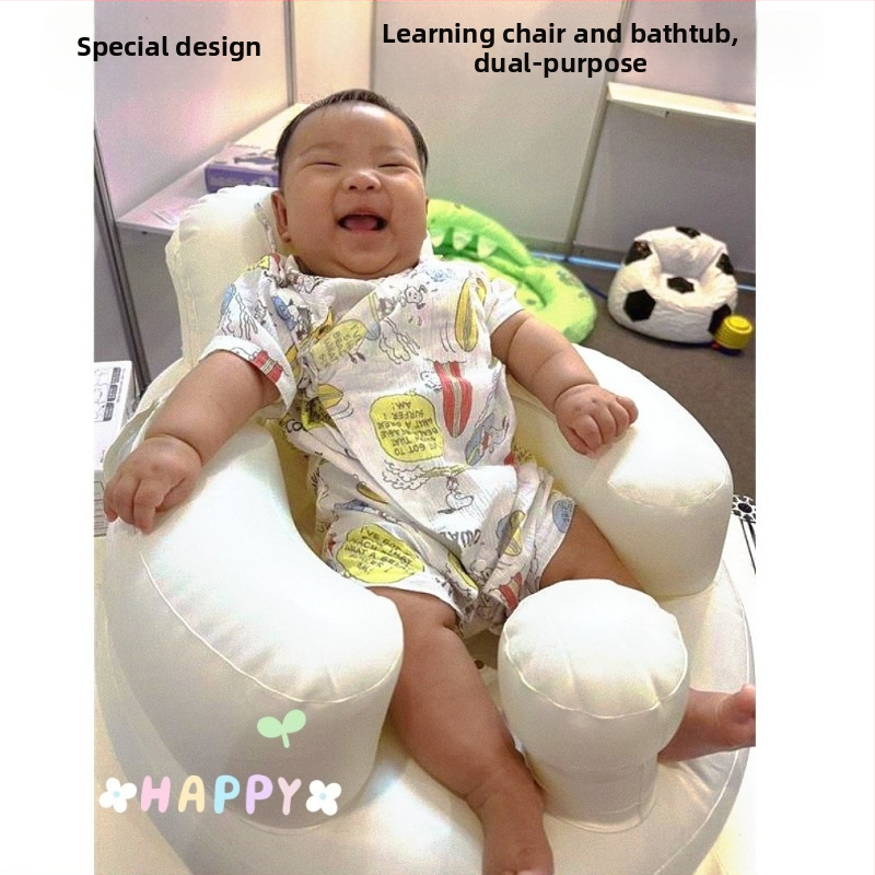 WAIDO felfújható babaszoba kanapé, tanuló ülőke, esésvédő edzőszék, nedves-száraz típus